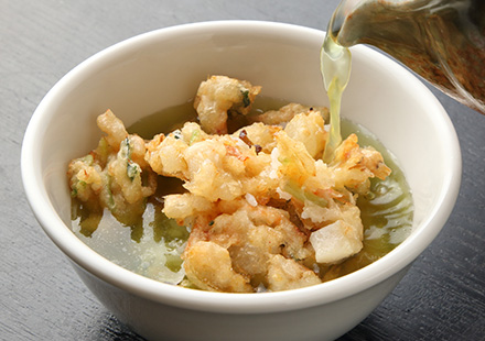 バラ塩天丼茶漬け